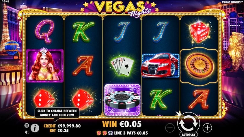 Vegas Nights, EVOPLAY, slot game, bônus e promoções, gráficos de cassino